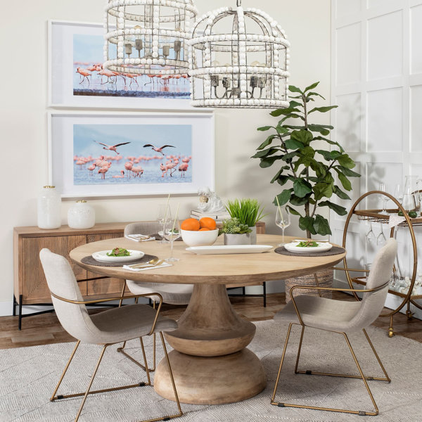 Dorothea Round Dining Table & Reviews Joss & Main